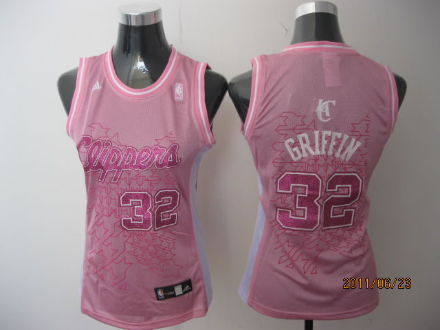  NBA Women Los Angeles Clippers 32 Blake Griffin Swingman Pink Jersey